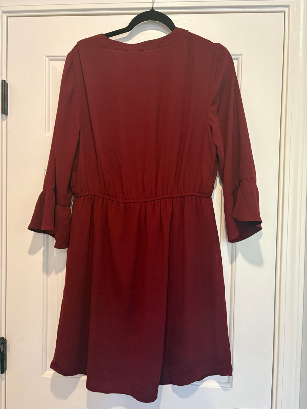 Maurices Wine Red Dress Large - Picture 2 of 8